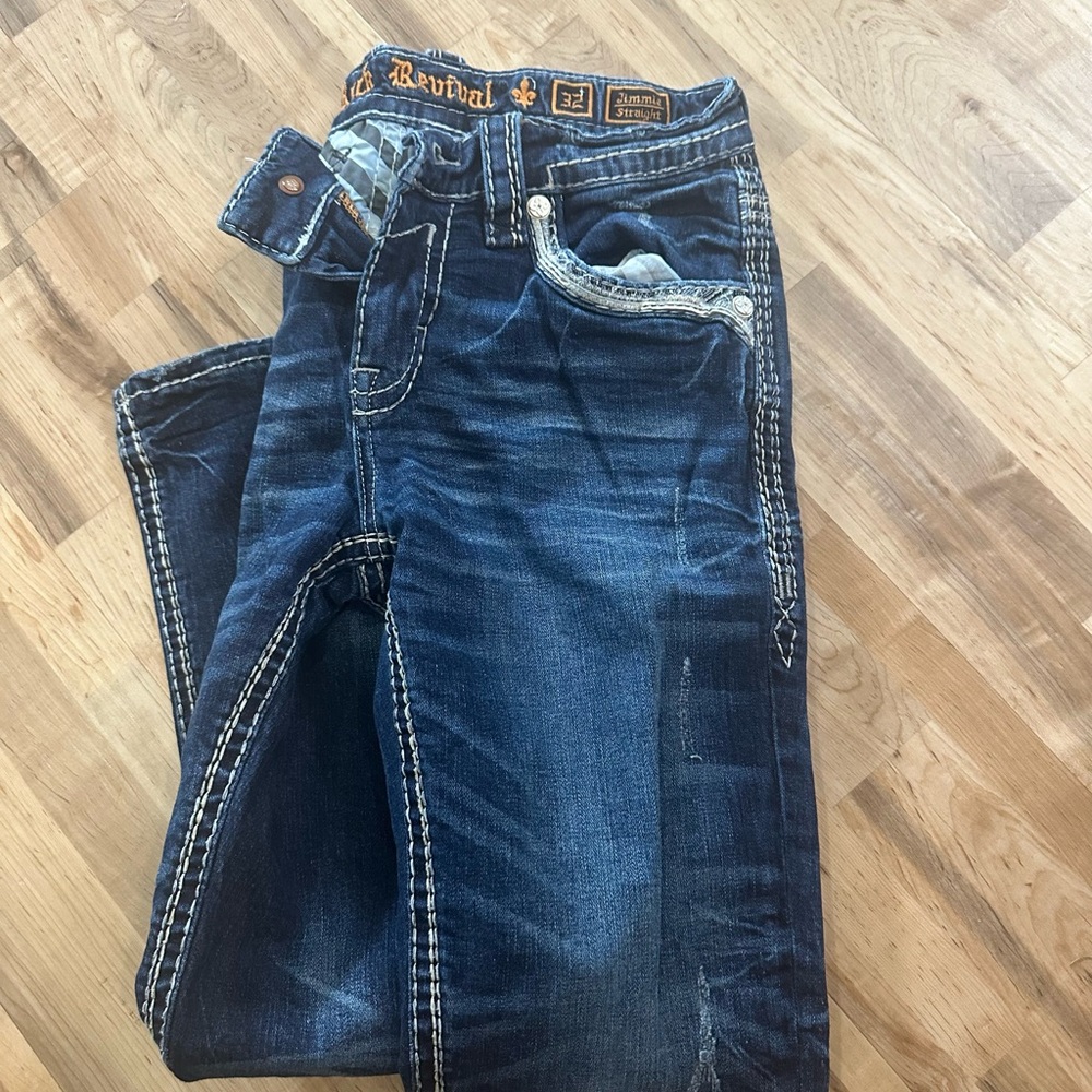 Rock Revival Indigo Jimmie Straight Jeans